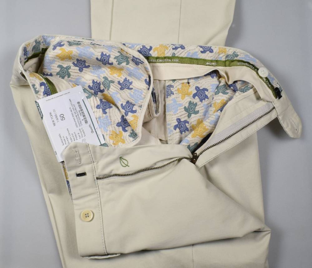 Meyer Pantalone meyer beige chiaro cotone bio vestibilità perfetta Vendita Calda