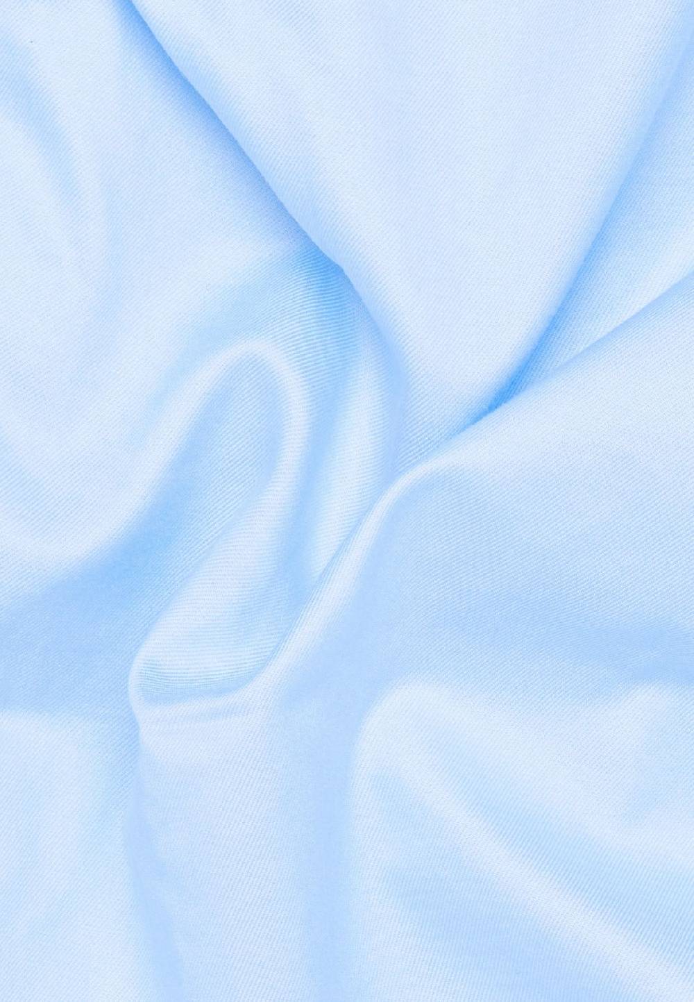 Eterna Camicia eterna slim fit celeste in cotone twill ritorto Offerta temporanea