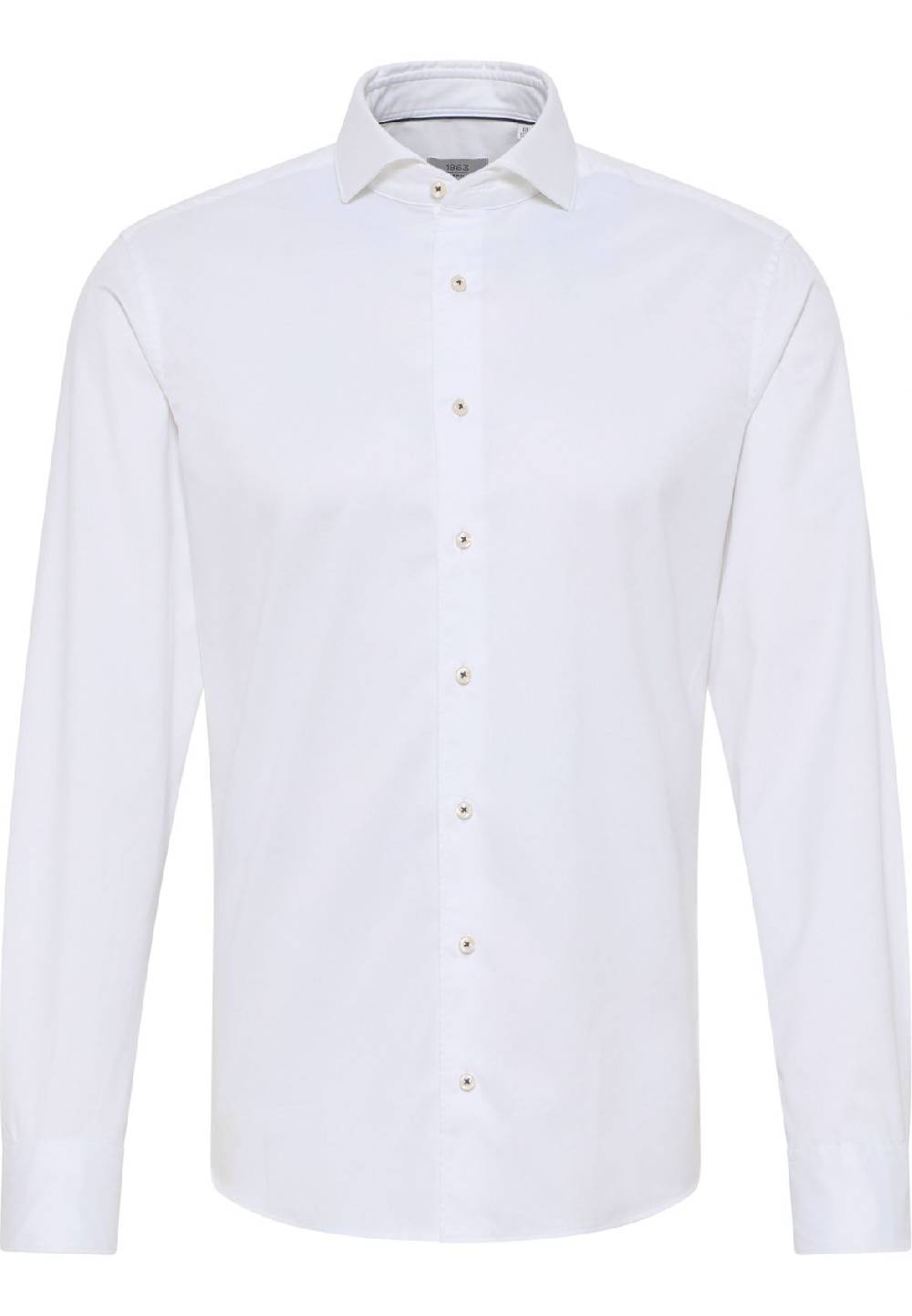 Eterna Camicia eterna slim fit bianca in cotone twill ritorto Offerte esclusive