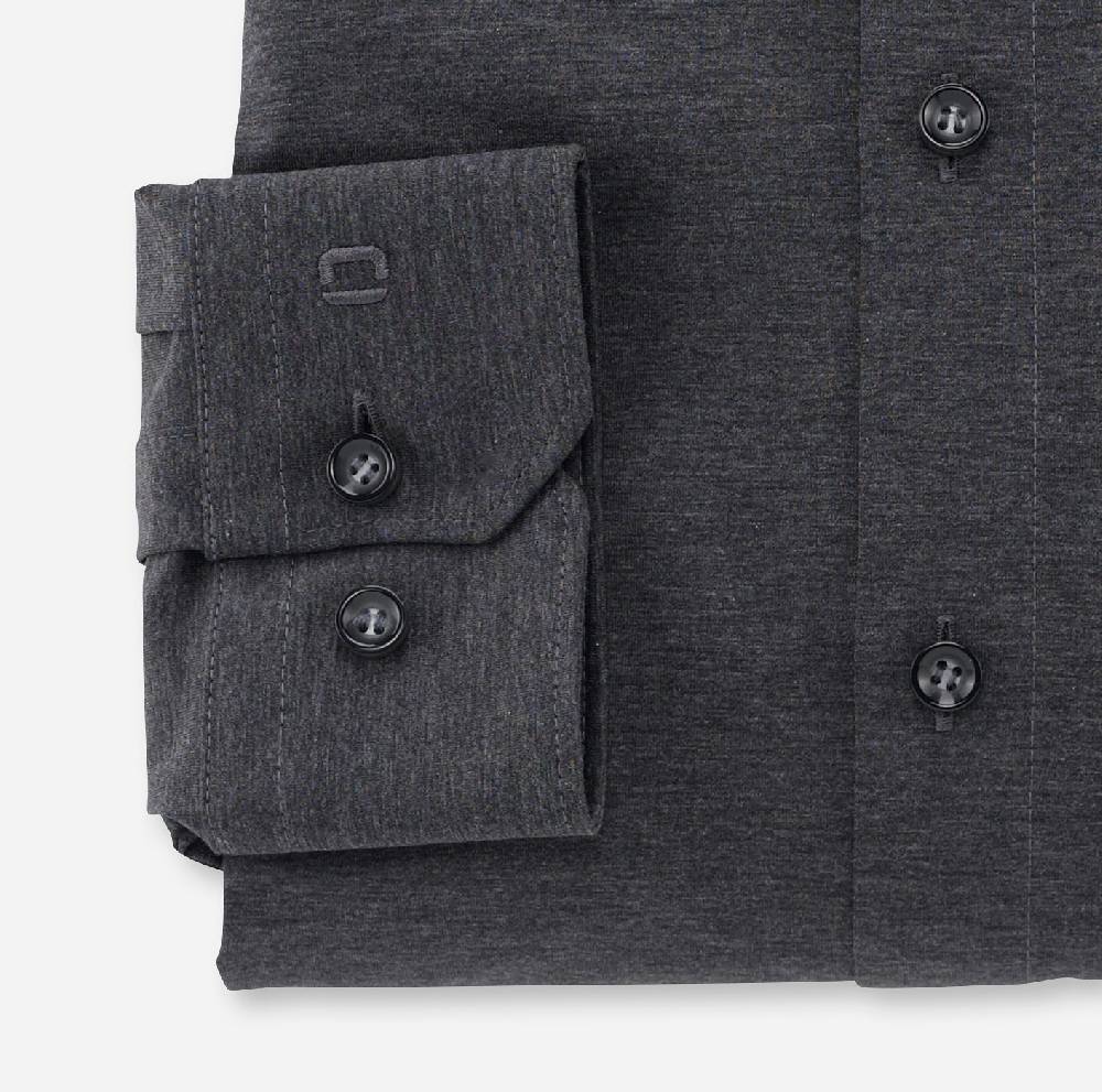 Olymp Camicia olymp grigio antracite in jersey super slim fit Lightning offer