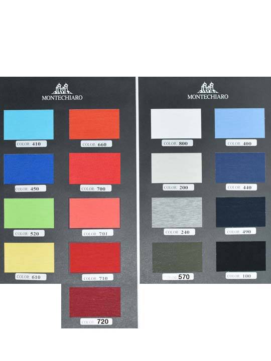 Montechiaro Polo manica corte montechiaro in filo di scozia con taschino Offerte stagionali