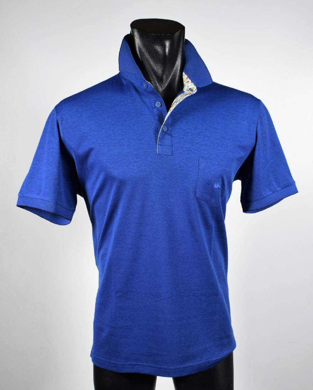 Vela Blu Polo azzurra velablu in filo di scozia modern fit Prezzo basso