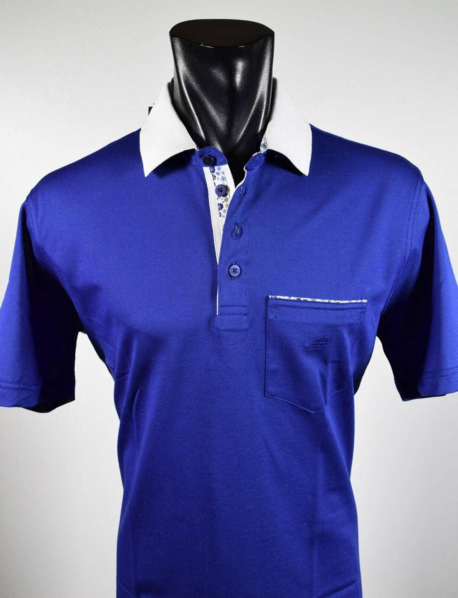 Green Coast Polo elegante green coast con taschino in filo di scozia Sostegno trimestrale