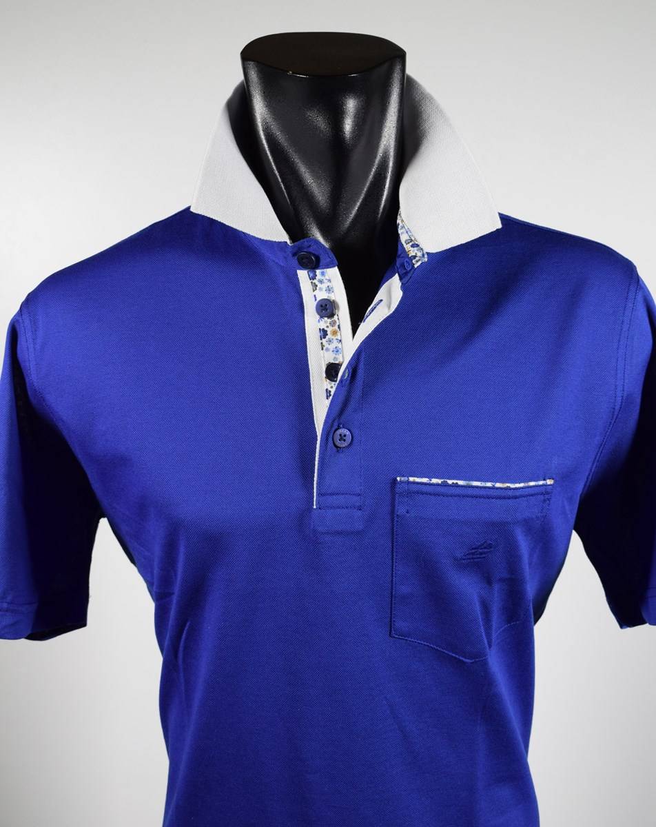 Green Coast Polo elegante green coast con taschino in filo di scozia Sostegno trimestrale