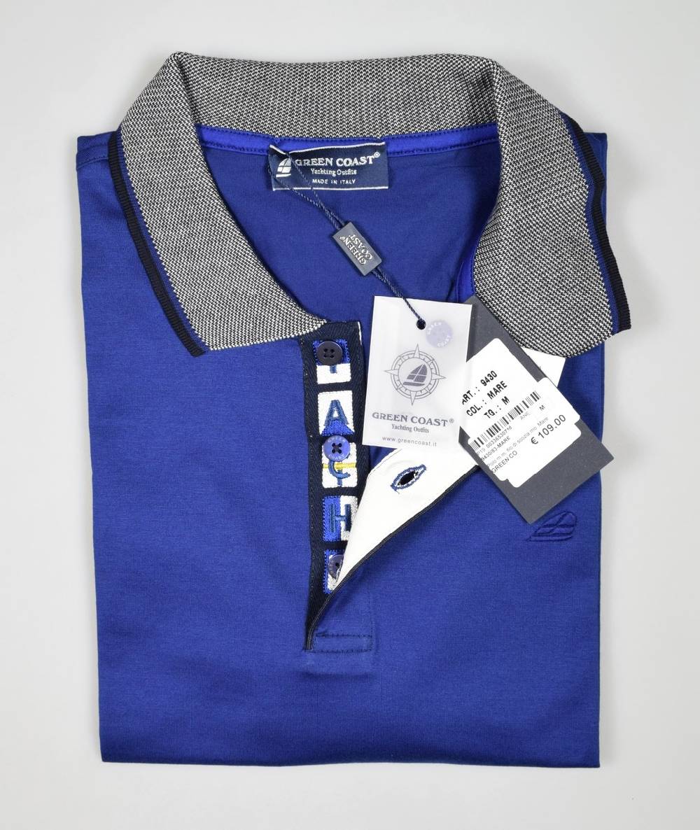 Green Coast Polo classica green coast in filo di scozia regular fit Fino al 55% di sconto