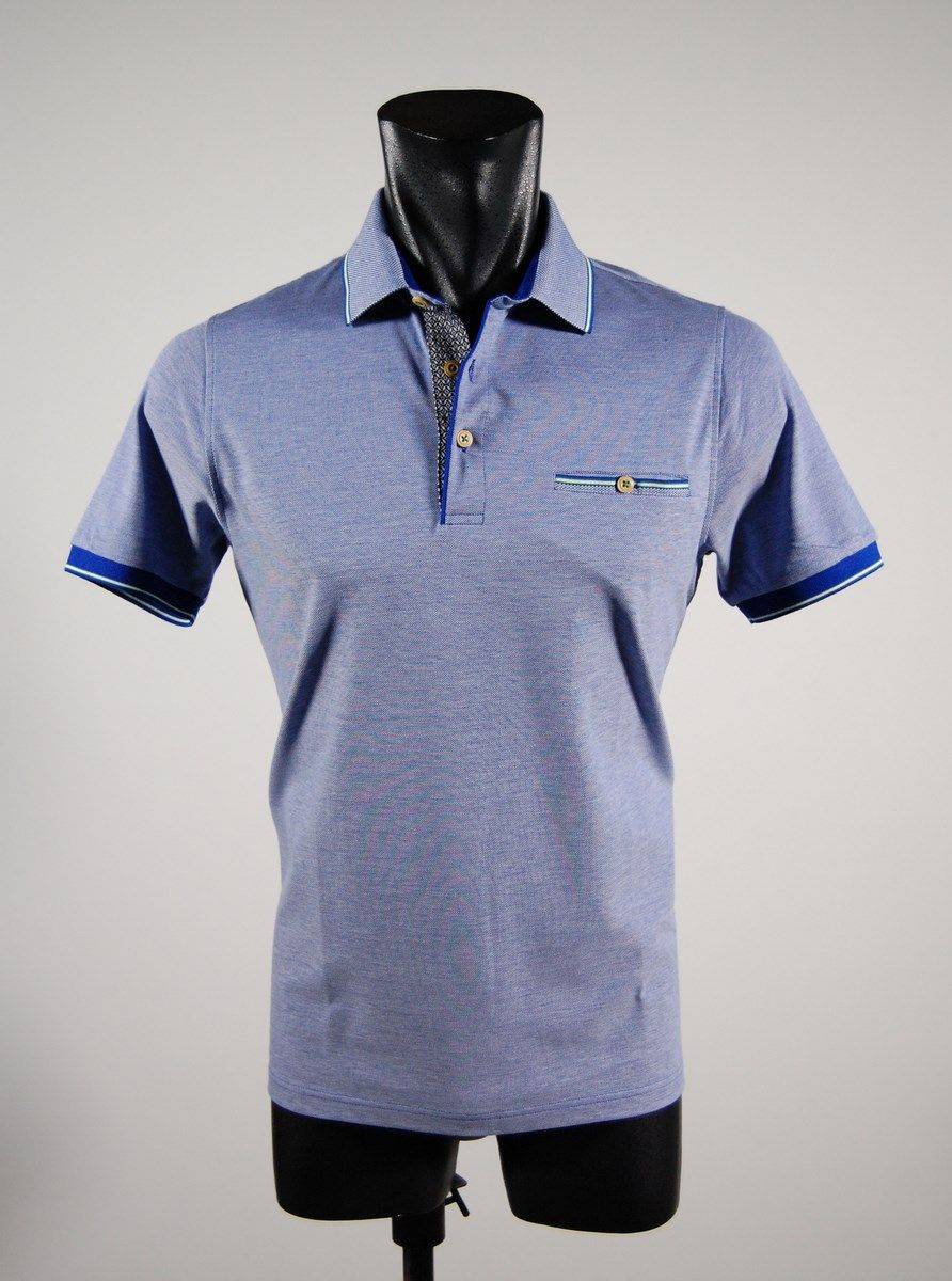 Bramante Polo in cotone bramante slim fit maniche corte in tre colori Enormi sconti