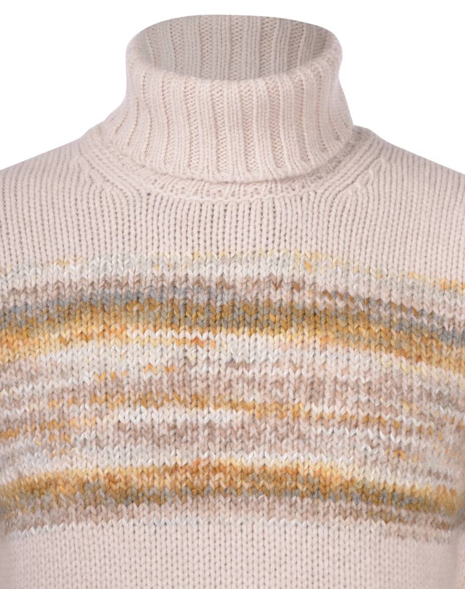 Gran Sasso Dolcevita gran sasso beige in lana e alpaca Soddisfazione Garantita