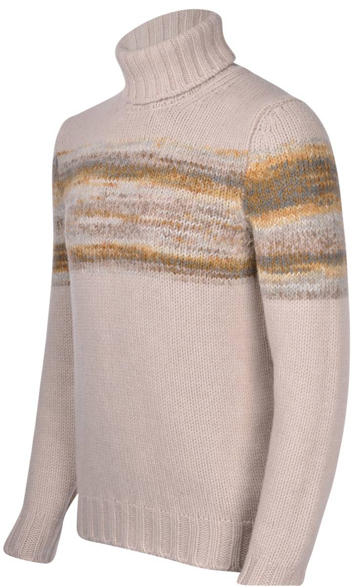 Gran Sasso Dolcevita gran sasso beige in lana e alpaca Soddisfazione Garantita