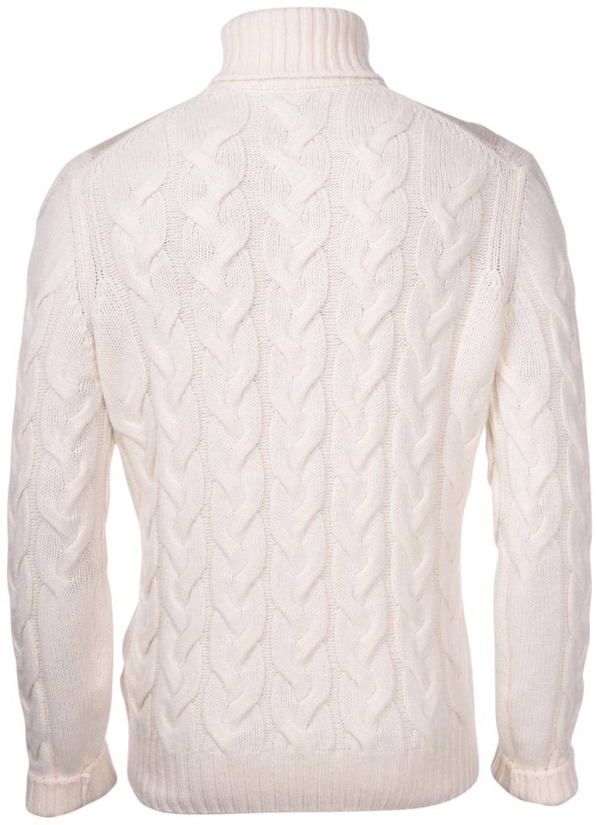 Gran Sasso Maglione a dolcevita gran sasso beige in pura lana air wool Qualità Garantita