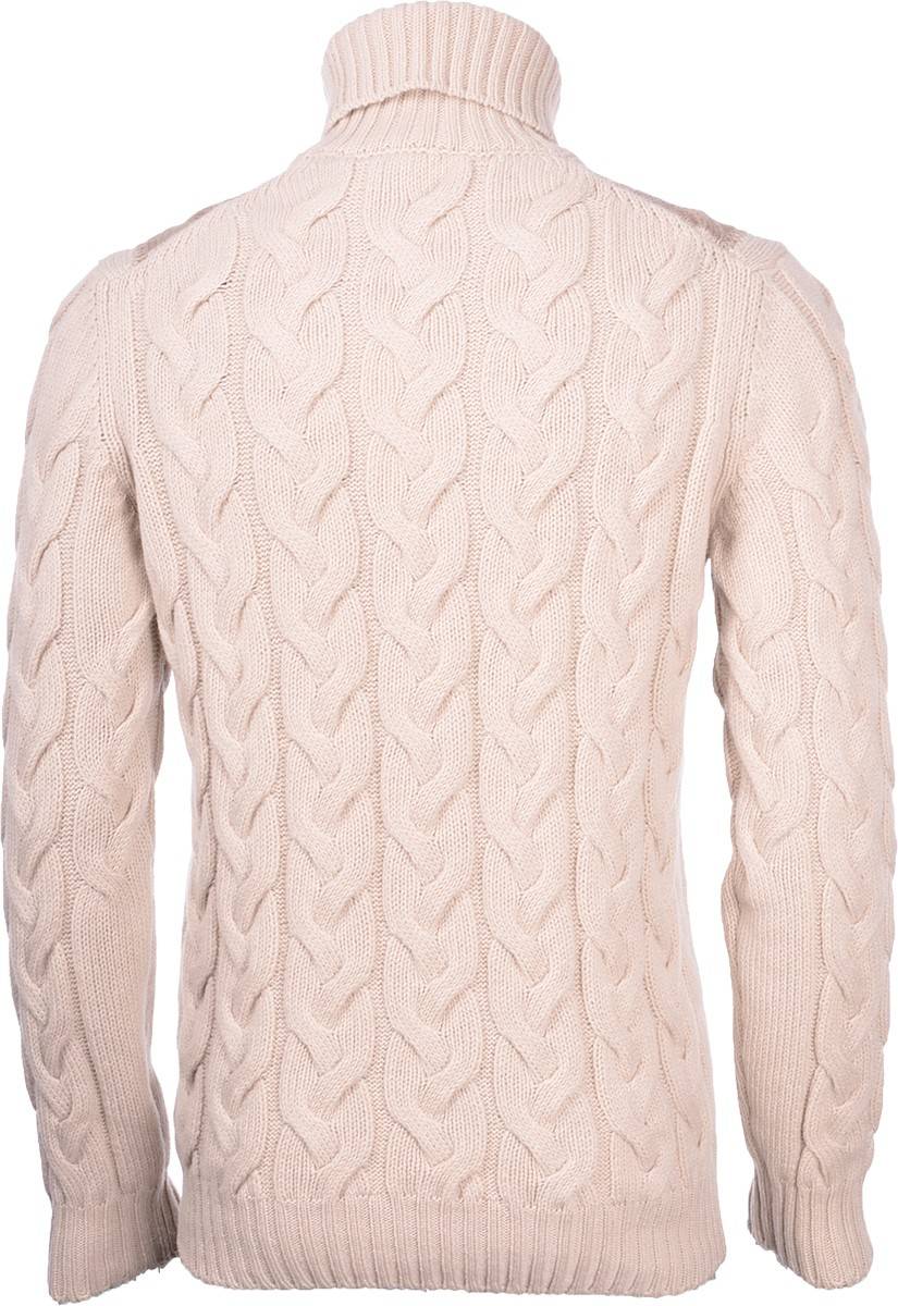 Gran Sasso Maglione a dolcevita gran sasso panna in pura lana air wool Acquista Ora