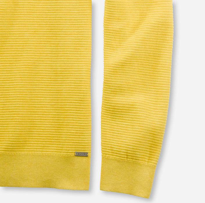 Olymp Maglione girocollo olymp giallo in cotone bio modern fit Shopping Online
