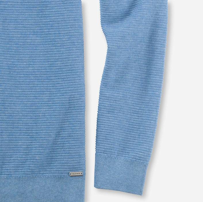 Olymp Maglione girocollo olymp celeste in cotone bio modern fit Novità
