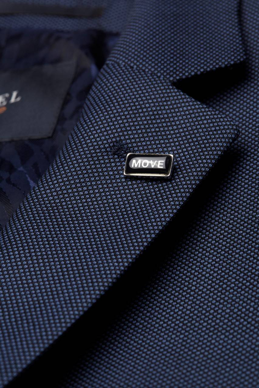Digel Abito blu medio drop quattro corto slim fit digel in lana reda super 110's Vendita Calda