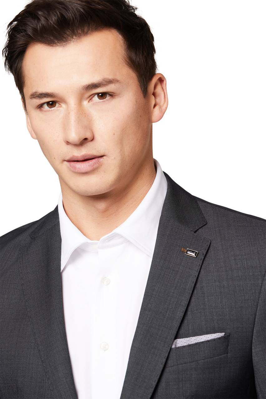 Digel Abito digel drop quattro corto slim fit in pura lana tollegno super 120's blu e grigio Saldi Di Fabbrica