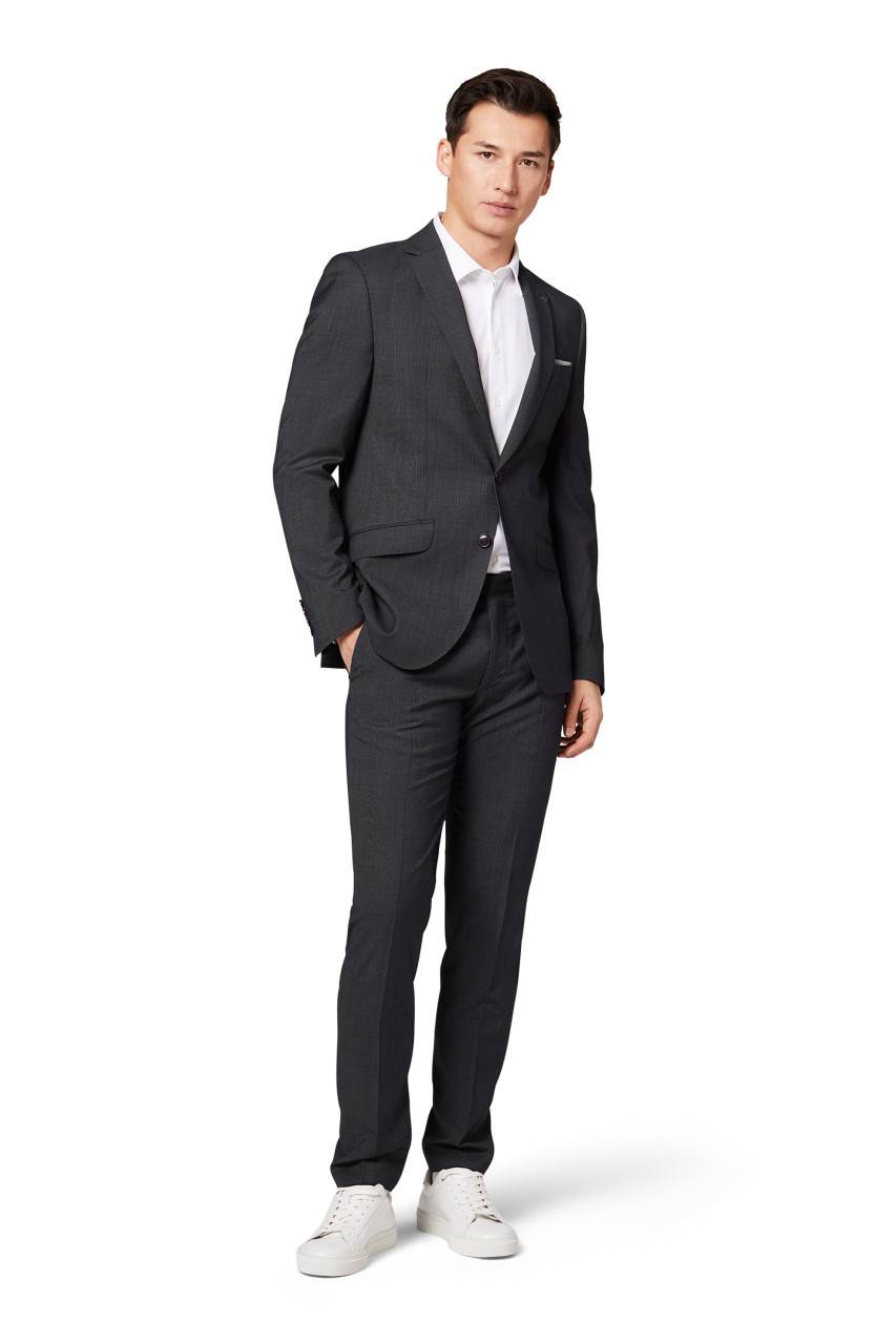 Digel Abito digel drop quattro corto slim fit in pura lana tollegno super 120's blu e grigio Saldi Di Fabbrica