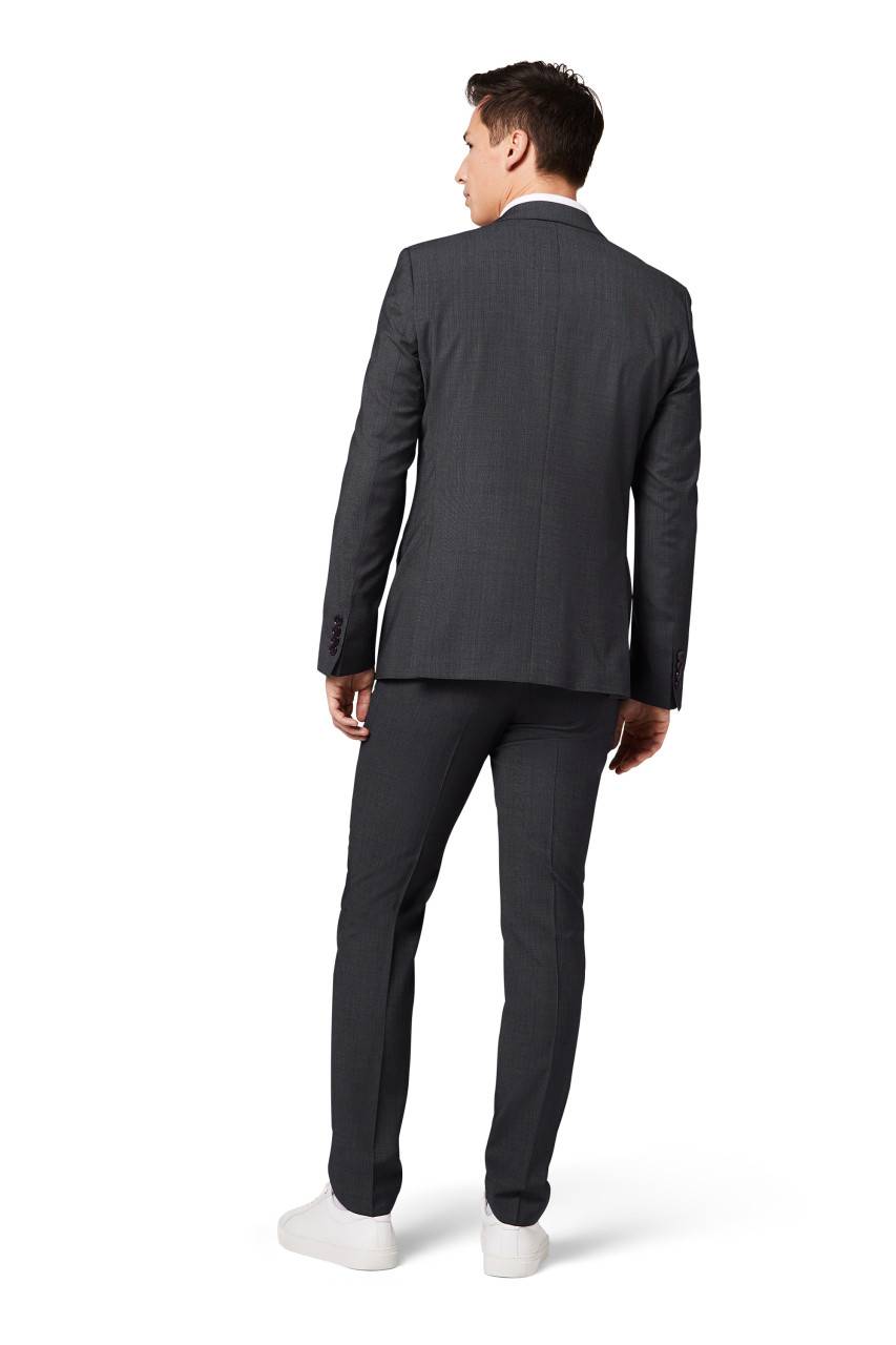 Digel Abito digel drop quattro corto slim fit in pura lana tollegno super 120's blu e grigio Saldi Di Fabbrica