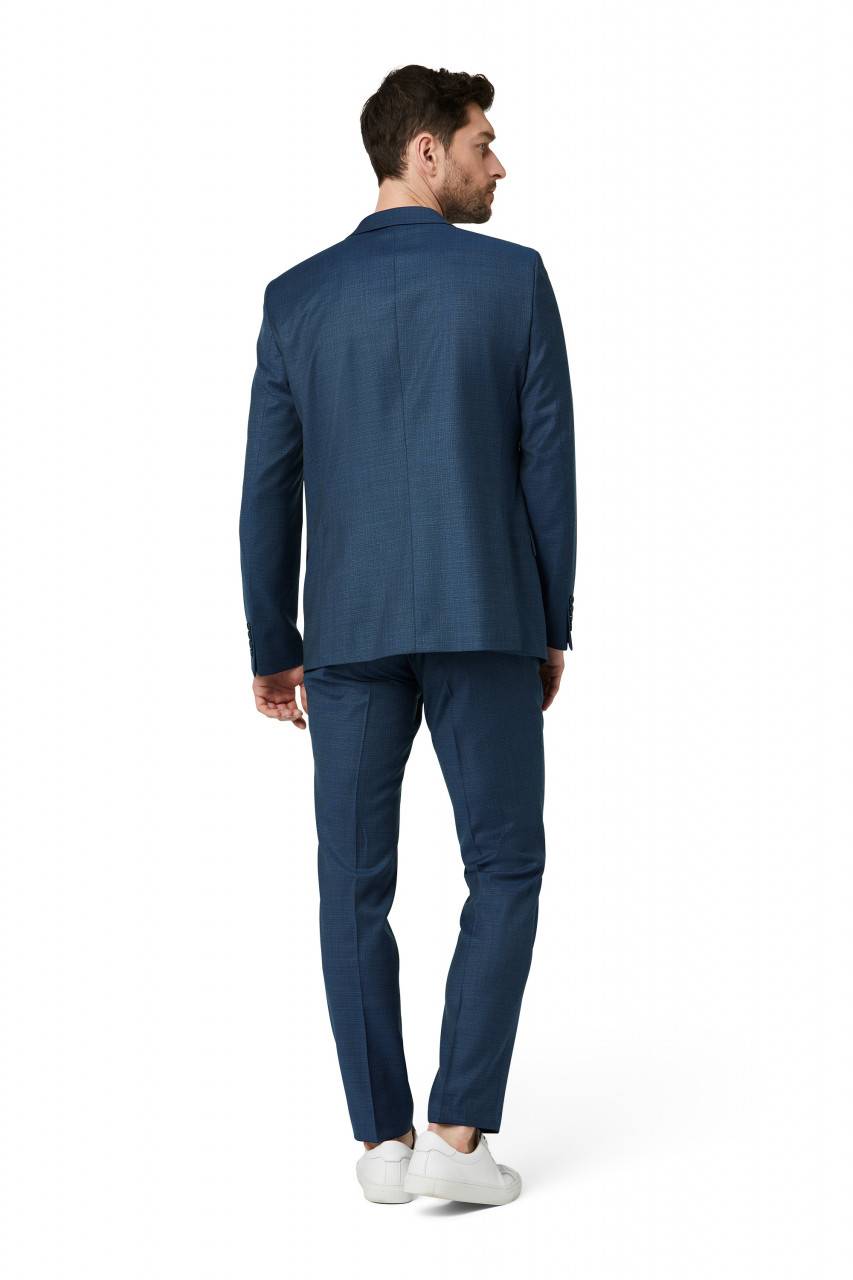 Digel Abito bluette drop quattro corto slim fit digel lana stretch zignone Negozio