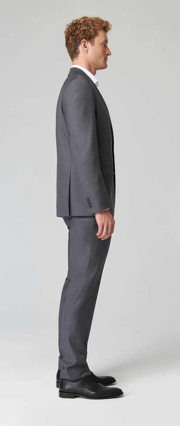 Roy Robson Abito grigio medio roy robson lana stretch drop sei regular fit Sconto di tempo limitato