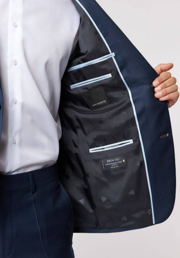 Roy Robson Abito blu roy robson lana reda drop quattro comfort fit Negozio online di fabbrica