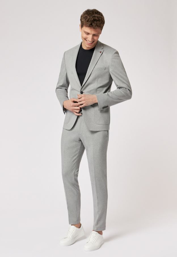 Roy Robson Abito grigio chiaro roy robson in jersey stretch Vendite stagionali