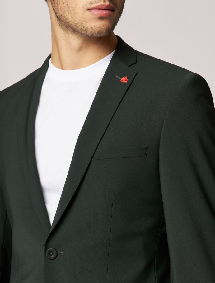 Roy Robson Abito verde scuro roy robson extra slim fit in lana stretch Cyber Monday