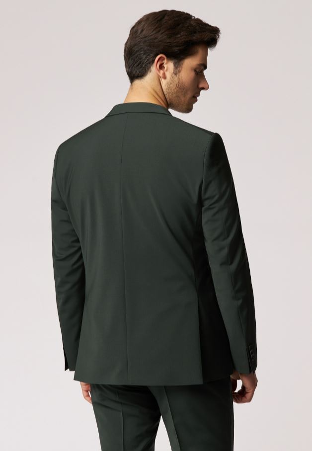 Roy Robson Abito verde scuro roy robson extra slim fit in lana stretch Cyber Monday