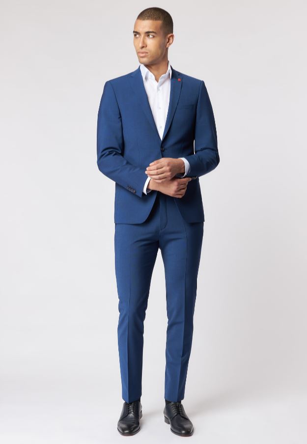 Roy Robson Abito con panciotto blu navy roy robson extra slim fit in lana bi-stretch Offerta per la Festa della Mamma
