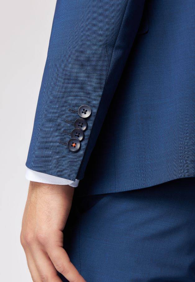Roy Robson Abito con panciotto blu navy roy robson extra slim fit in lana bi-stretch Offerta per la Festa della Mamma