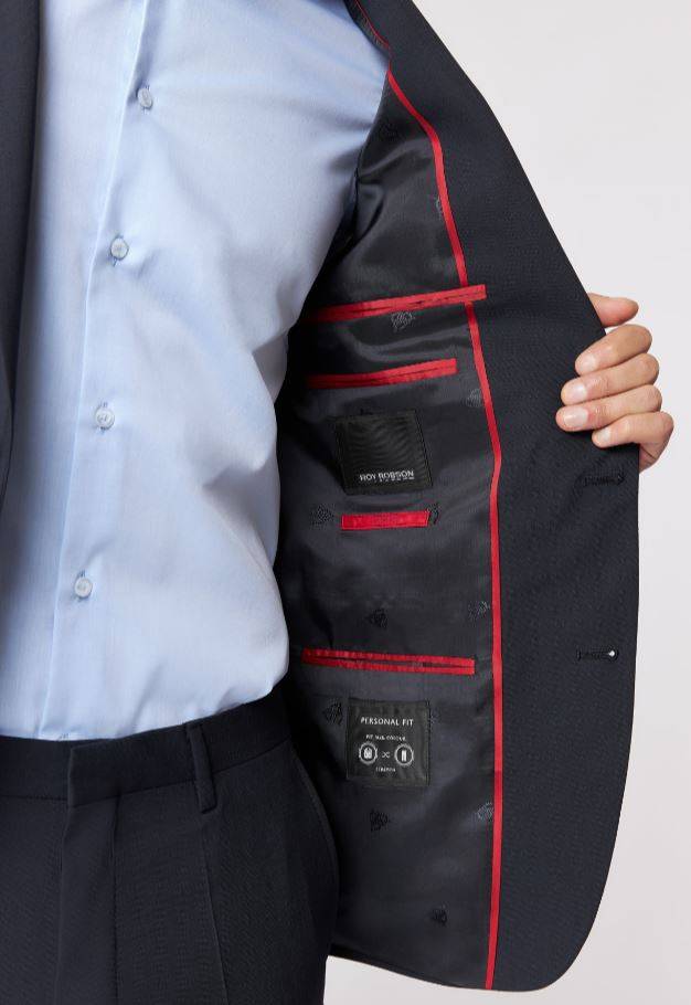 Roy Robson Abito blu slim fit roy robson lana stretch Offerta migliore