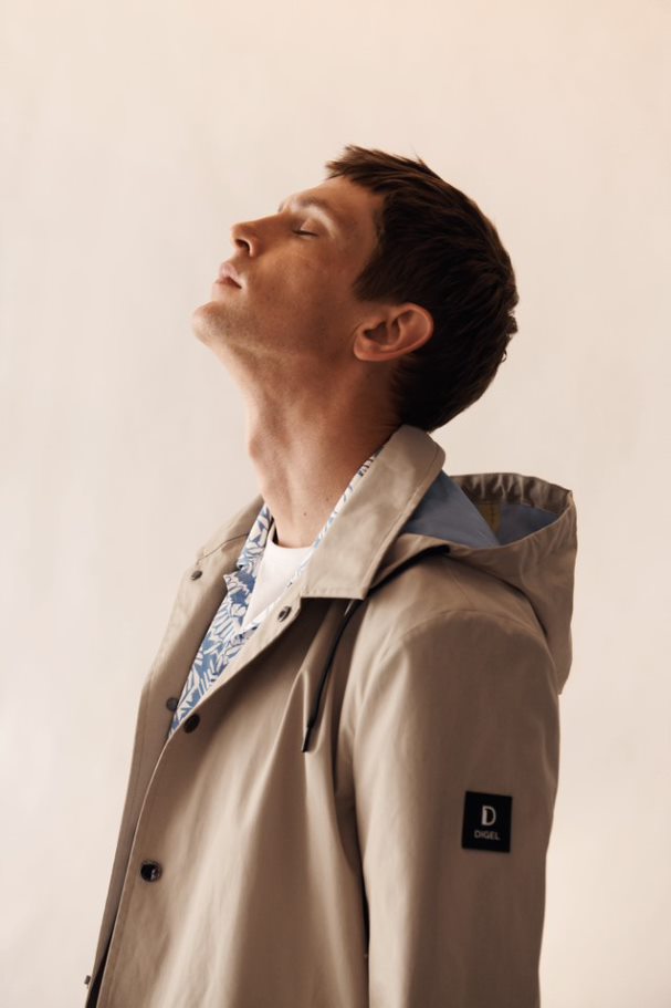 Digel Trench beige digel sfoderato con cappuccio staccabile Lightning offer