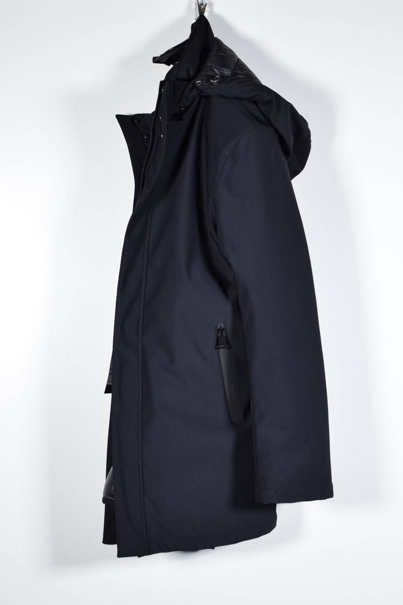 Adimari Parka adimari slim fit con cappuccio staccabile in eco piuma Enormi risparmi