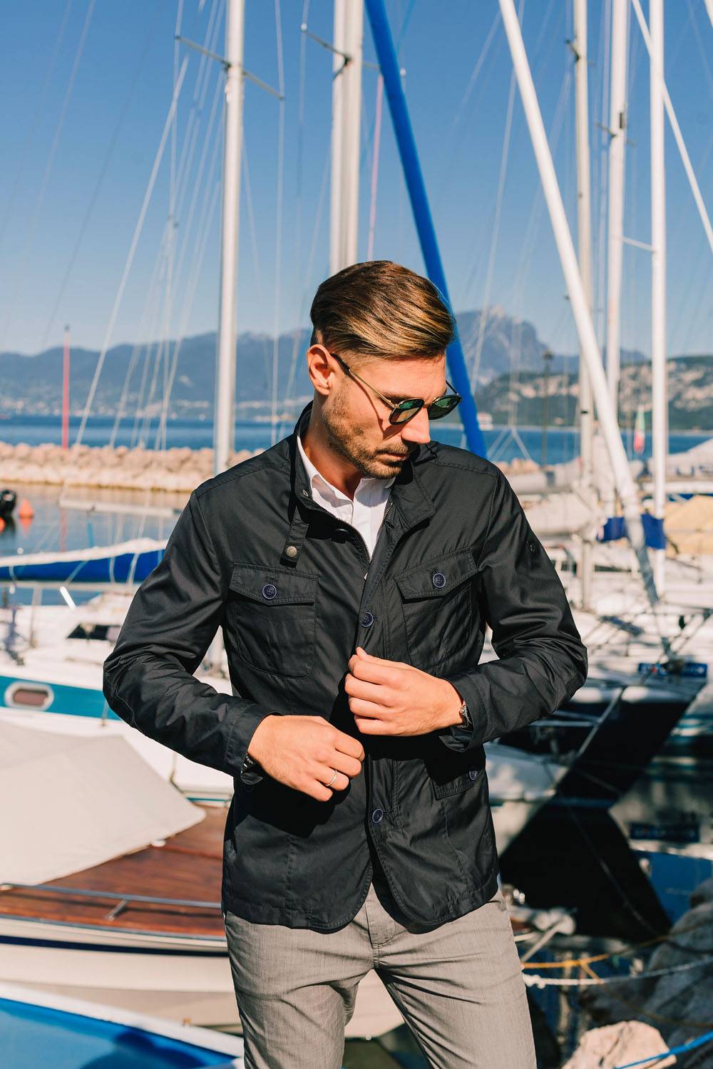 Milestone Giacca milestone taglio blazer in tessuto operato effetto nido d’ape Super Saving Price