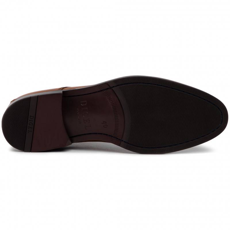 Digel Scarpa modello derby digel color cognac in vera pelle Promozione temporanea
