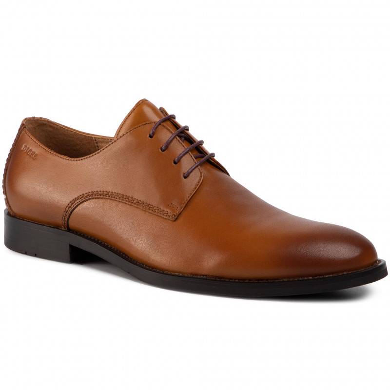 Digel Scarpa modello derby digel color cognac in vera pelle Promozione temporanea