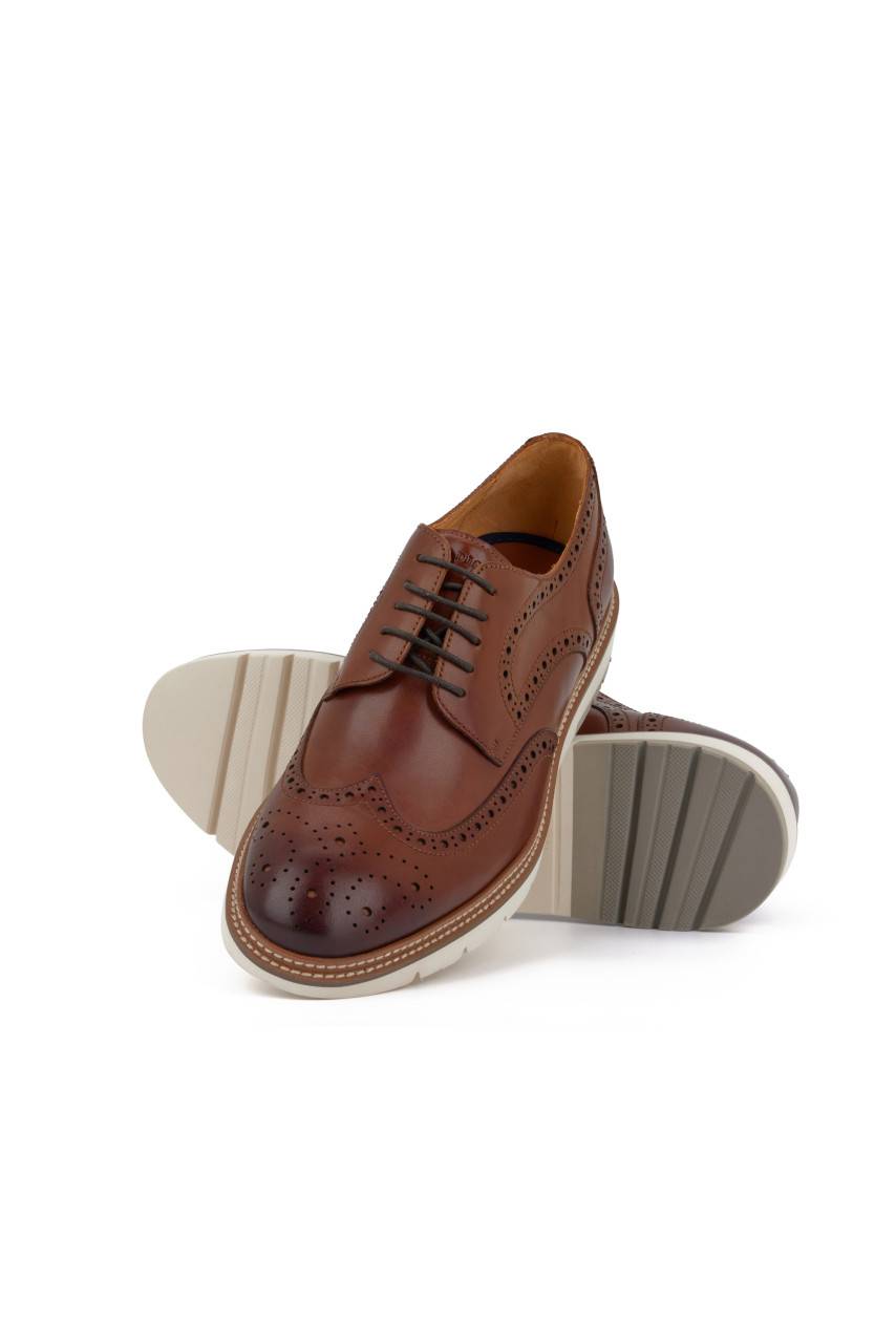 Digel Scarpa francesina all'inglese digel marrone fondo gomma Fino al 65% di sconto