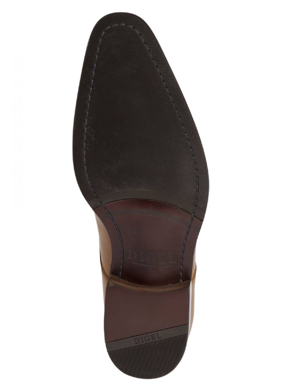 Digel Scarpa stringata digel color cognac in vera pelle Only for today