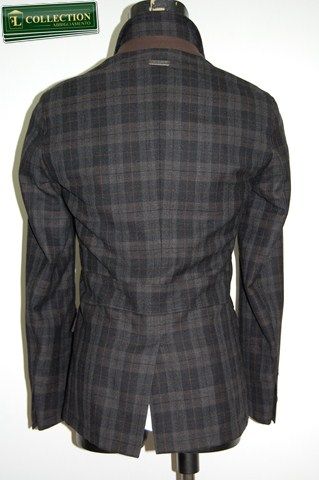John Barritt Giacca lana slim fit con paravento John Barritt In vendita