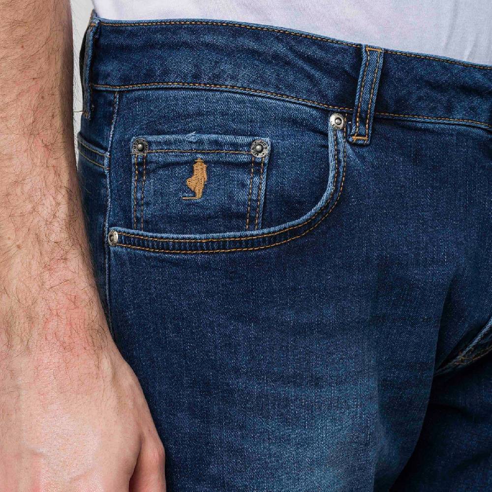 MCS Jeans mcs neon blu denim lavaggio leggero Duty-free