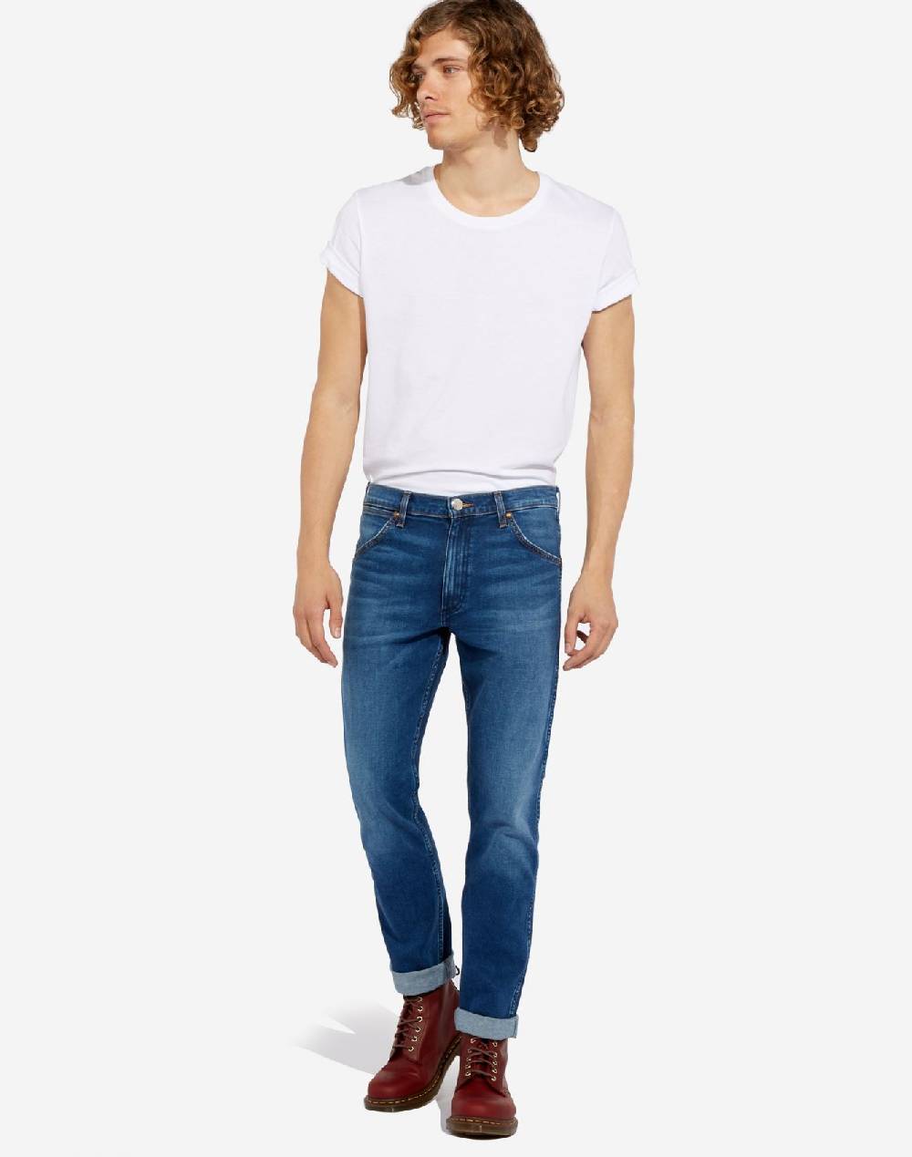 Wrangler Jeans wrangler slim fit a vita alta denim stretch Sconti questo mese