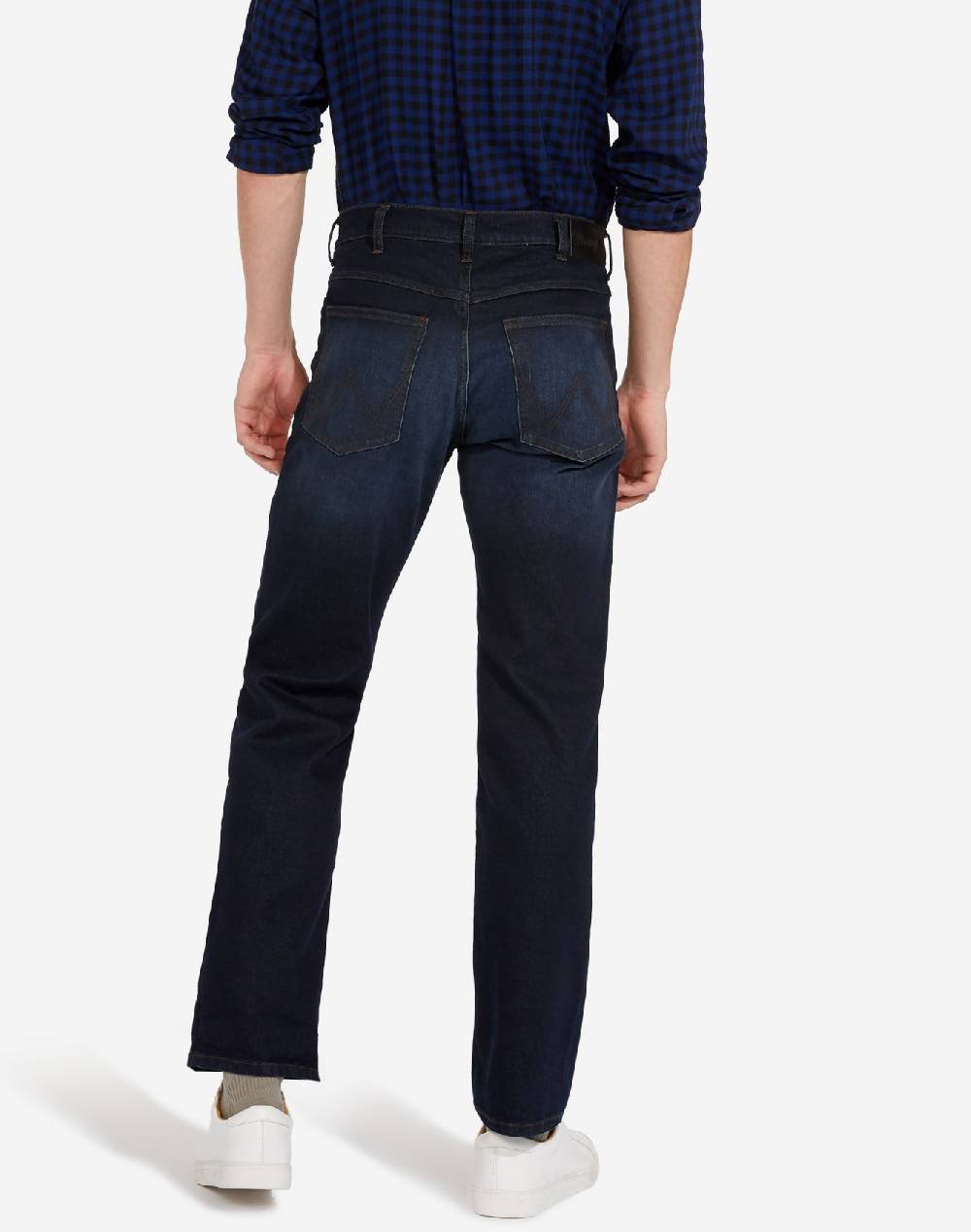 Wrangler Jeans wrangler denim soft luxe a gamba dritta tonalità deep indigo 2025