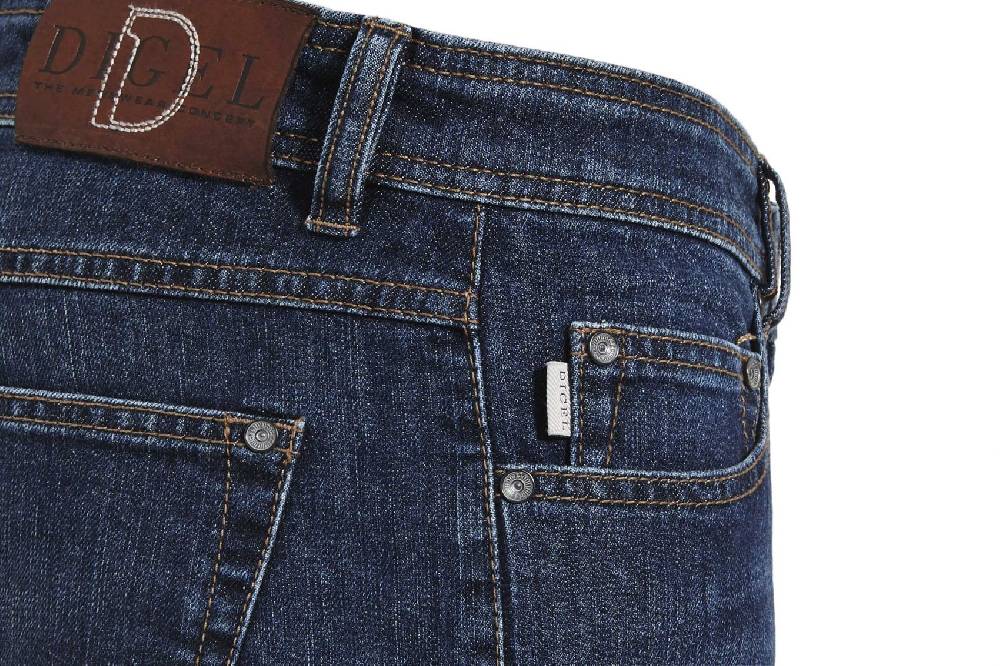 Digel Jeans digel denim stretch blu lavaggio leggero stone washed modern fit Italia
