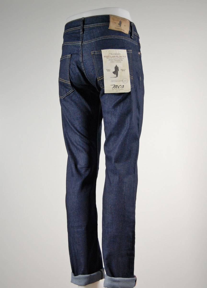 MCS Jeans uomo marlboro classics mcs blu denim elasticizzato Pezzi Unici