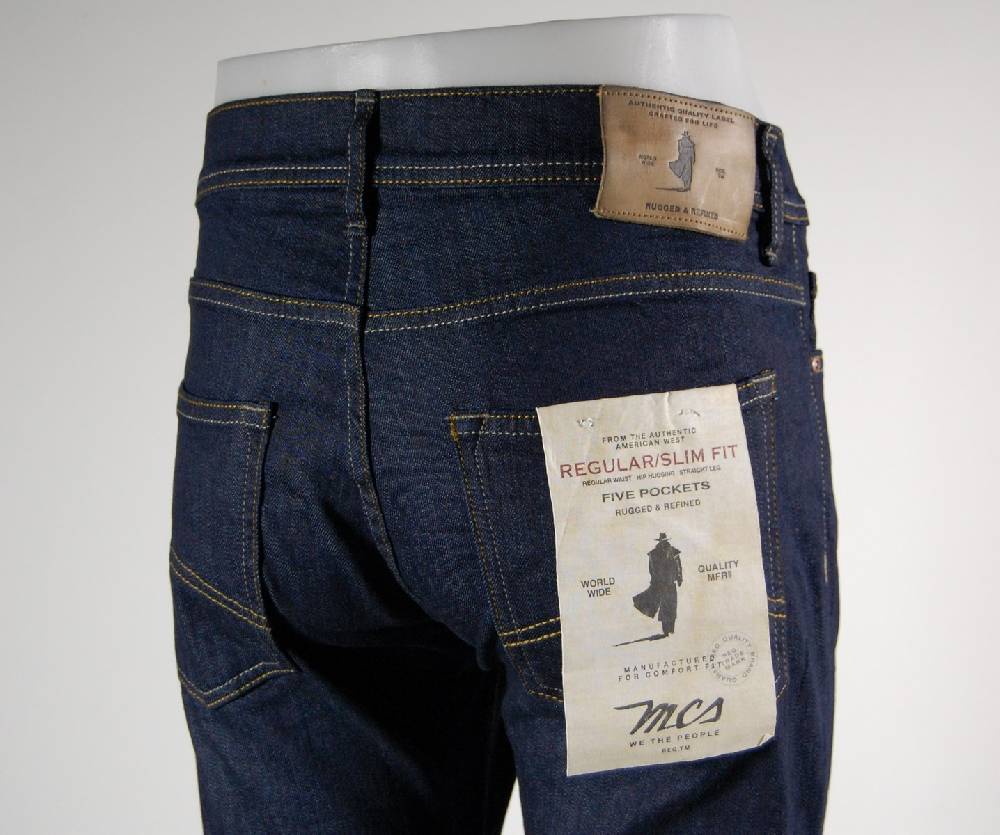 MCS Jeans uomo marlboro classics mcs blu denim elasticizzato Pezzi Unici