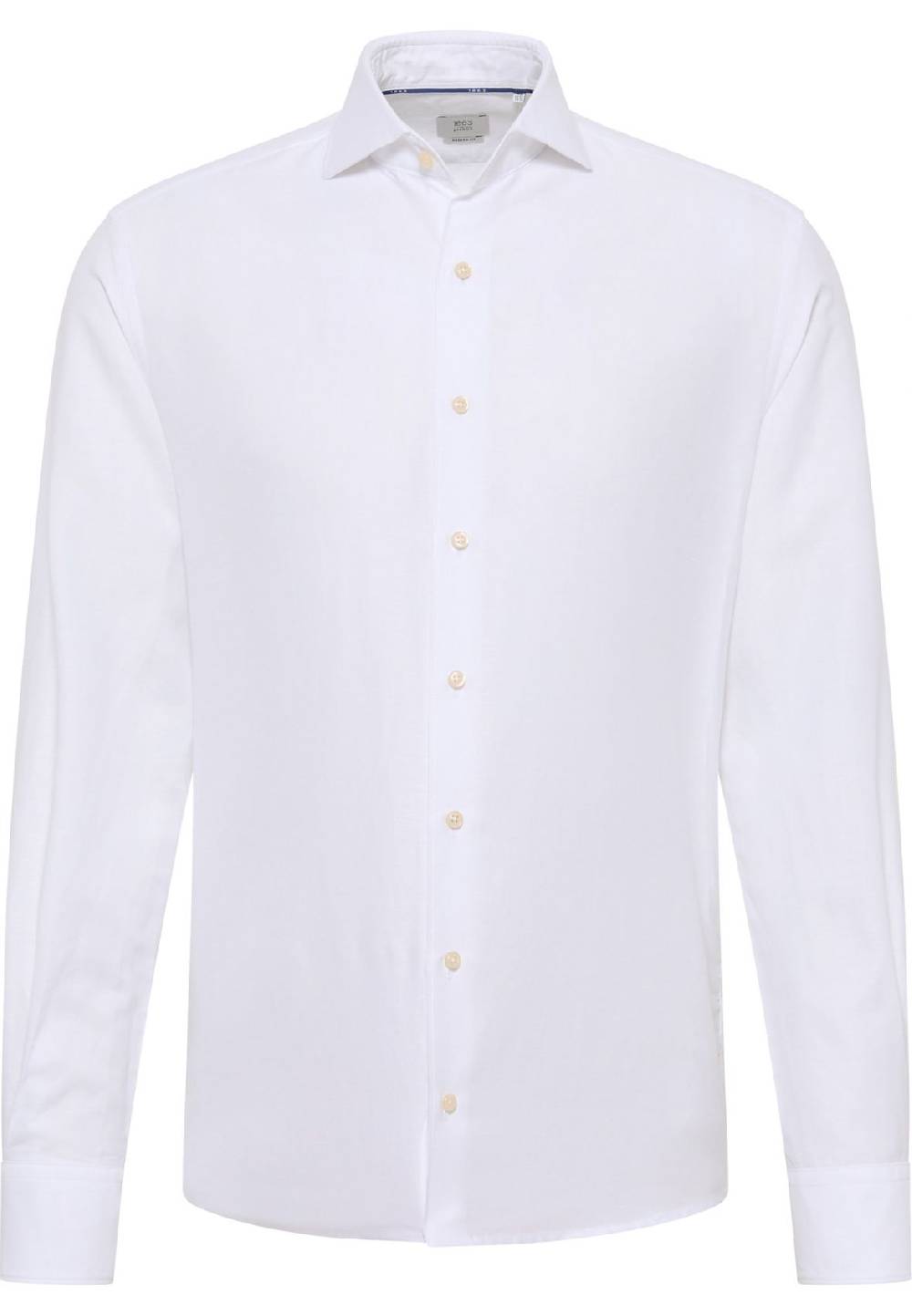 Eterna Camicia eterna in cotone e lino bianca modern fit Convenienza