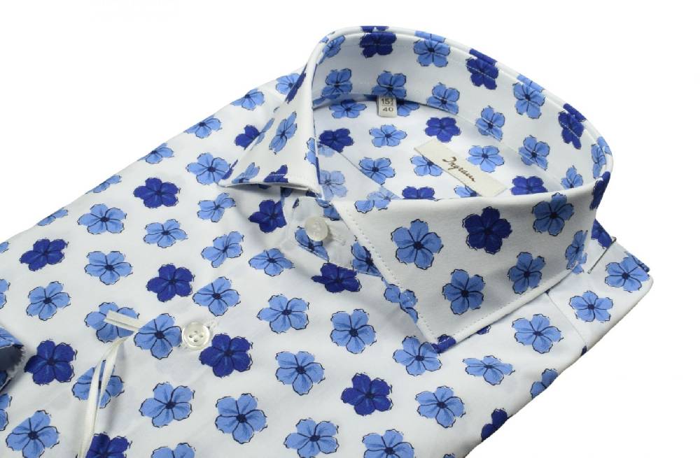 Ingram Camicia ingram slim fit fantasia floreale in puro cotone Online