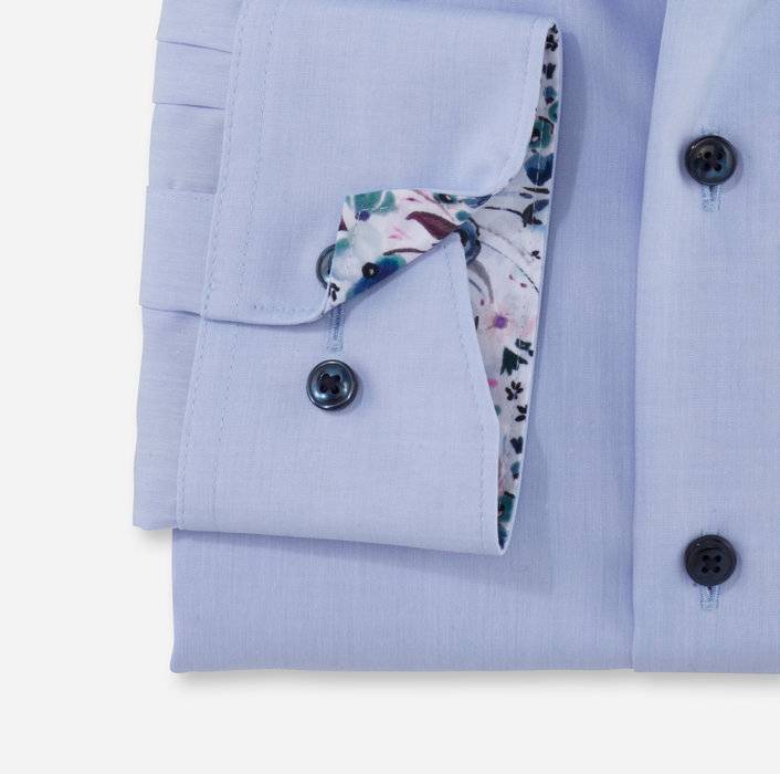 Olymp Camicia celeste olymp luxor puro cotone facile stiro Vendite Flash