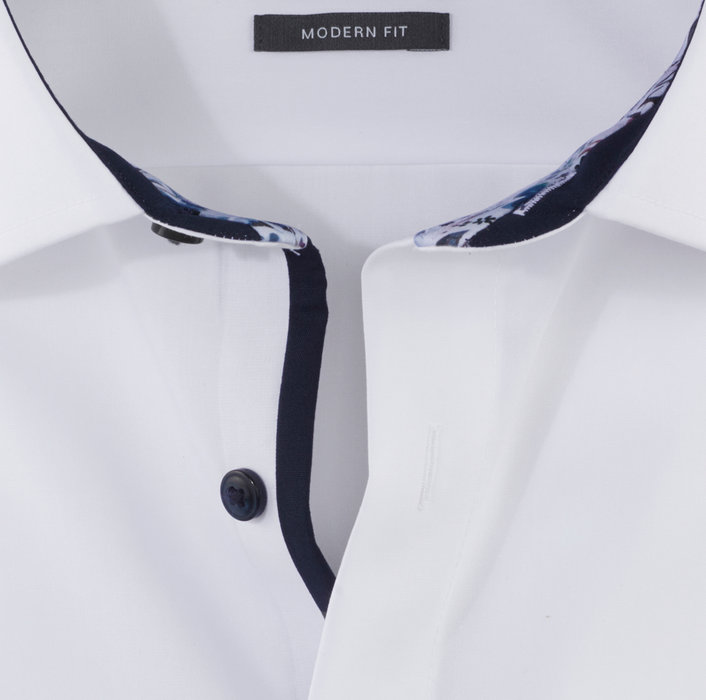 Olymp Camicia bianca olymp luxor puro cotone facile stiro In Saldo