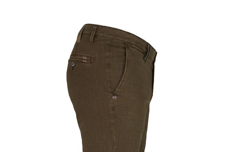 Sea Barrier Pantalone sea barrier verde a quadri cotone stretch Vendite stagionali