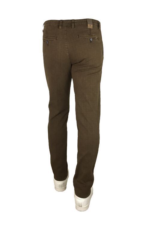 Sea Barrier Pantalone sea barrier verde a quadri cotone stretch Vendite stagionali