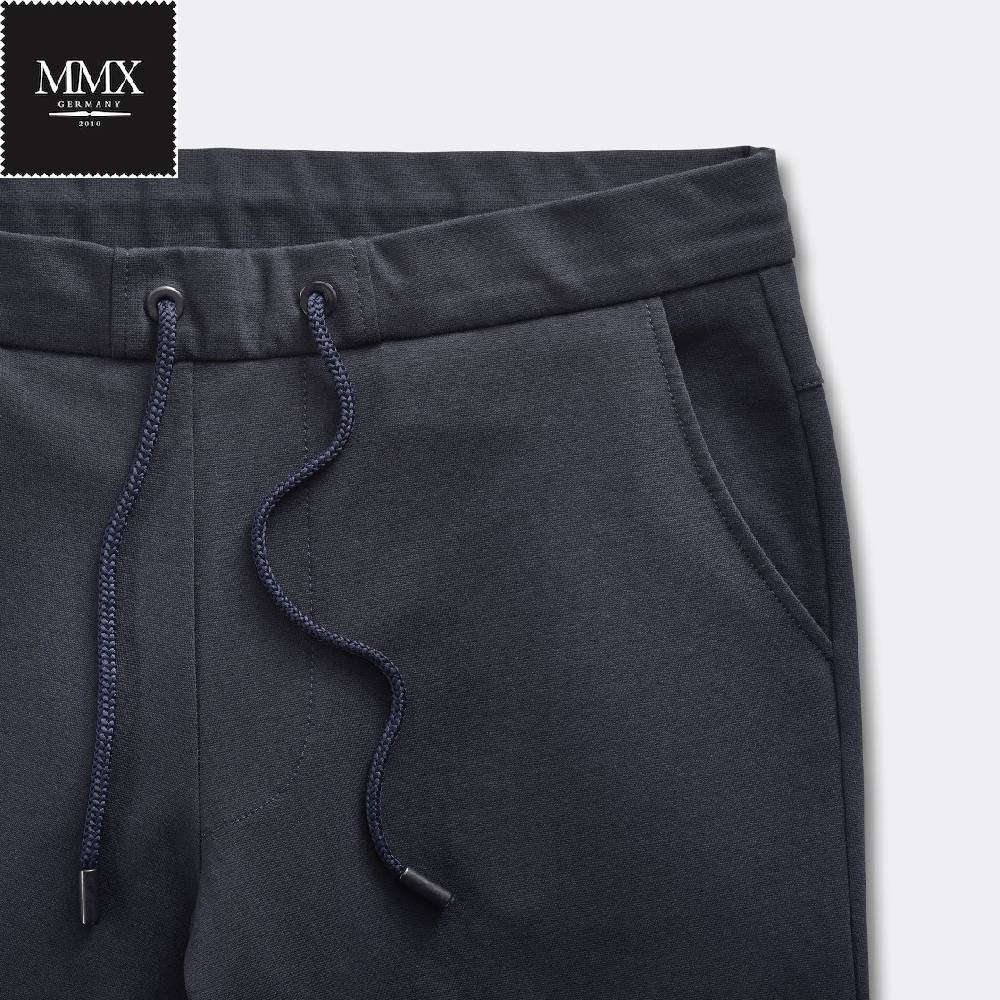MMX Germany Pantalone mmx jogger blu slim fit in jersey Vendita calda